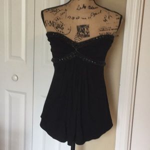 Sky brand strapless top